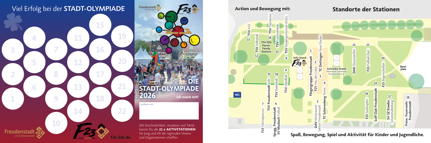 Stadtolympiade Laufkarten 22 Stationen 2026 3000st def