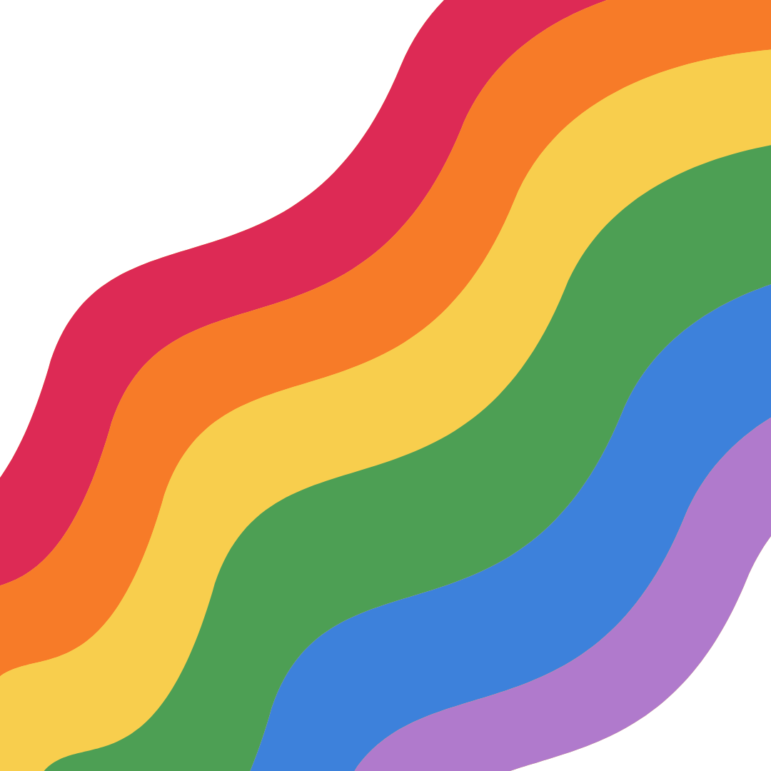 Queer Pride Instagram Post bunt weiß modern