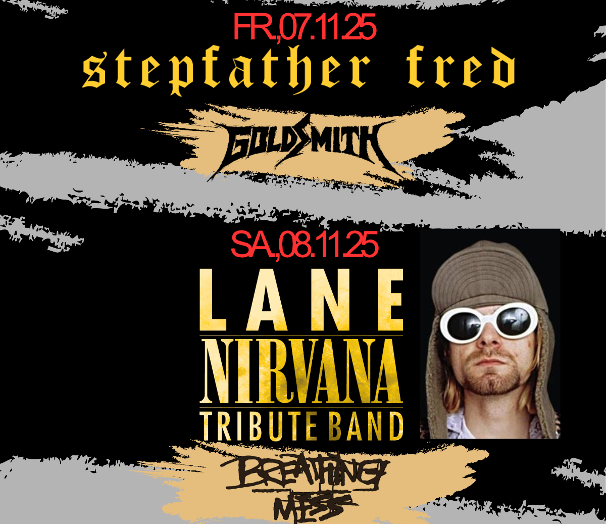 Rockin’Days 2025 im F23: Zwei Tage voller Live-Musikpower und Grunge-Feeling