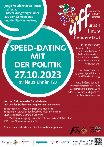 F23_Poster_UFF_Kommunalpolitik_Speed-Dating_NEU